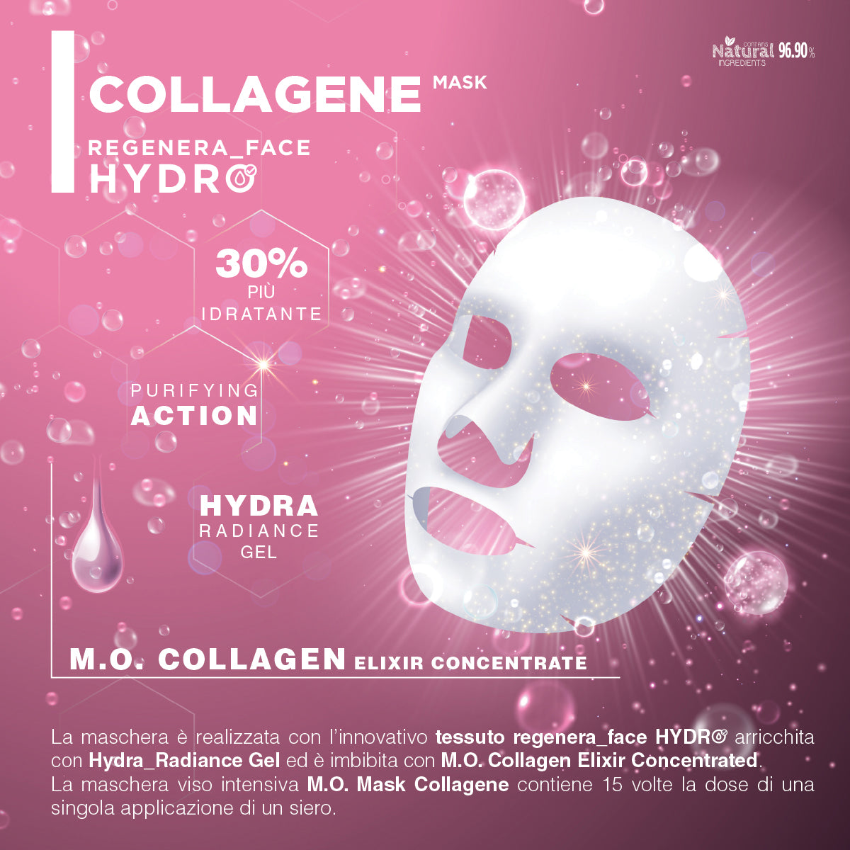 COLLAGENE Ritual Kit 4 mask da 20 ml + Collagene cream