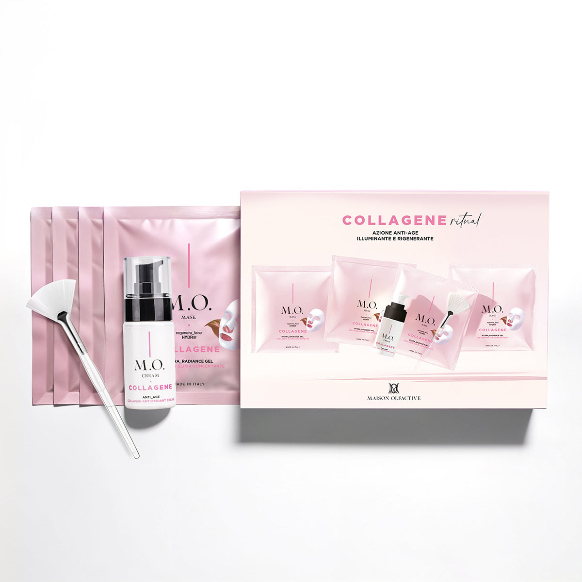 COLLAGENE Ritual Kit 4 mask da 20 ml + Collagene cream