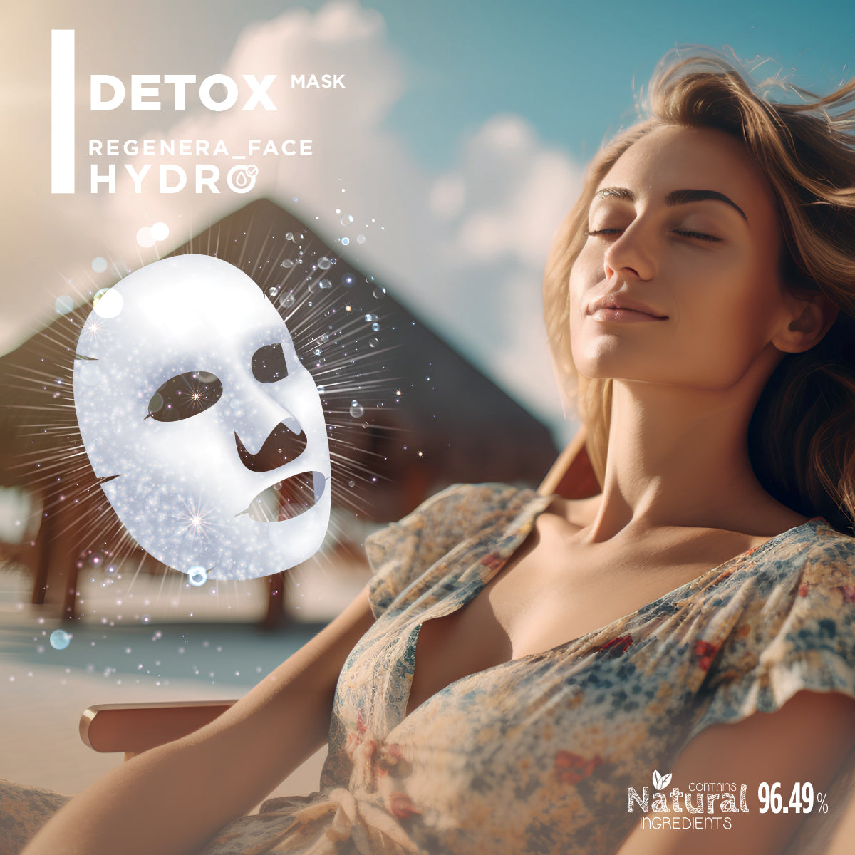 DETOX Ritual Kit 4 mask da 20 ml + Detox cream