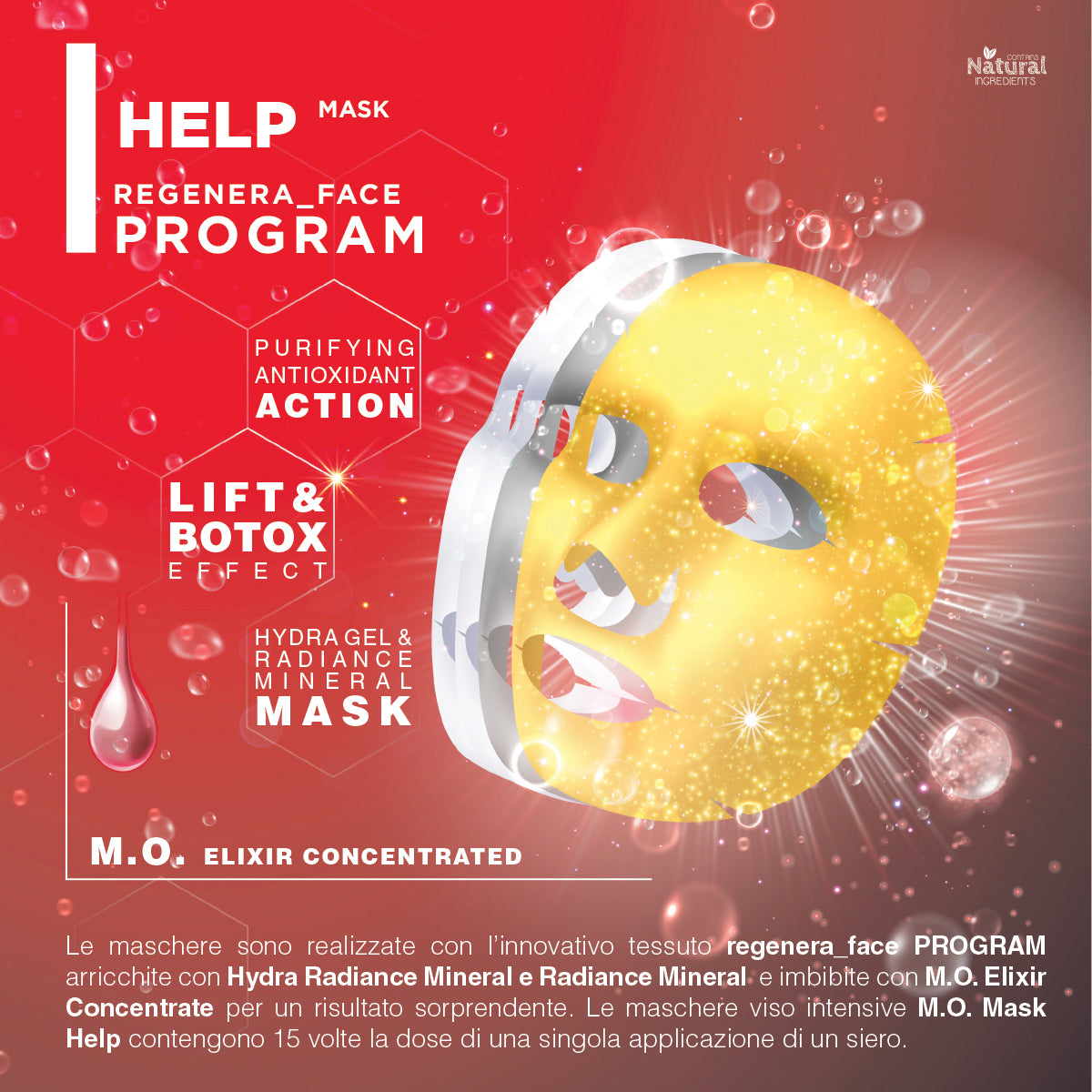 HELP MASK 2 pz da 20 ml + 2 pz da 25 ml