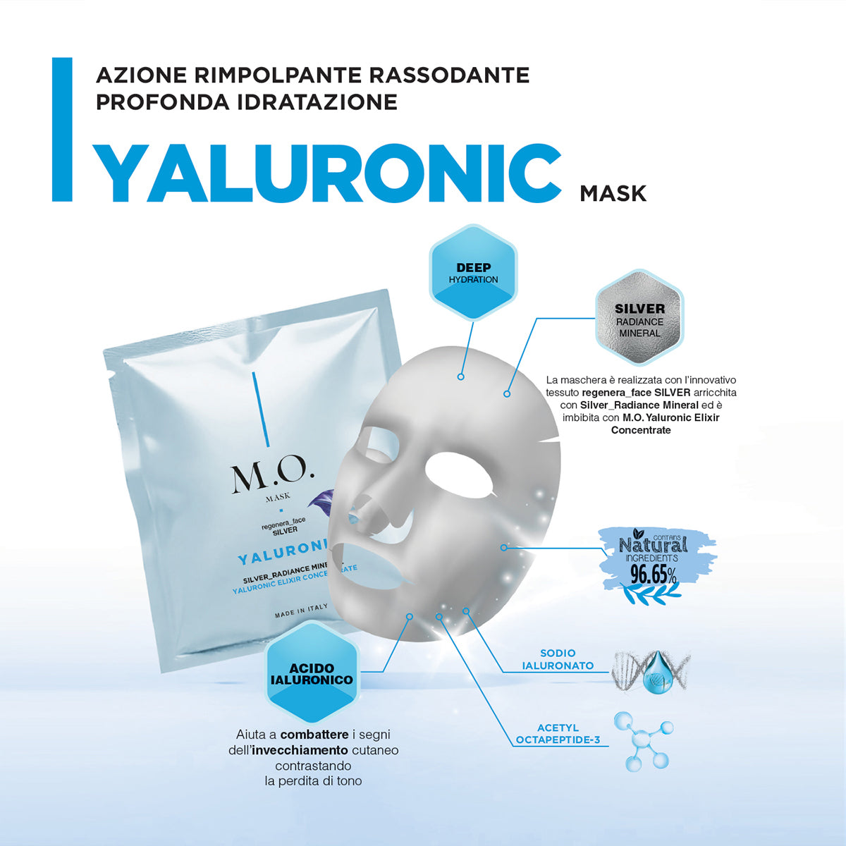 YALURONIC MASK 4 pz da 25 ml